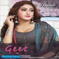 Floreon Geet Wholesale Cotton Pashmina With Diamond work Winter Dress