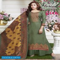 Floreon Geet Wholesale Cotton Pashmina With Diamond work Winter Dress