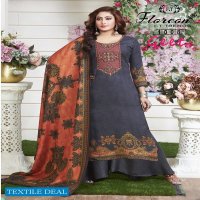 Floreon Geet Wholesale Cotton Pashmina With Diamond work Winter Dress
