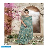 Triveni Umika Wholesale Cotton Printed Indian Sarees