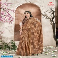 Triveni Umika Wholesale Cotton Printed Indian Sarees