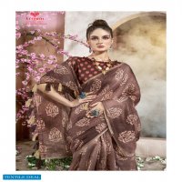 Triveni Umika Wholesale Cotton Printed Indian Sarees