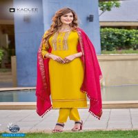 Kadlee Glamour Wholesale Fully Stitched 3 Piece Salwar Suits