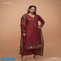 Ganga Artha S1258 Wholesale Pure Pashmina With Hand Work Dress