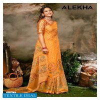 Alekha 3105 Wholesale Zil Mil Brasso Indian Sarees