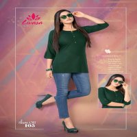 LIVASA SHOW OFF STRAIGHT SHORT KURTI TOP ONLINE SHOP STORE