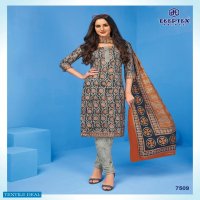 Deeptex Miss India Vol-75 Wholesale Pure Cotton Printed Unstitched Dress Material