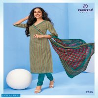 Deeptex Miss India Vol-75 Wholesale Pure Cotton Printed Unstitched Dress Material