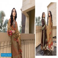 Charizma Winter Collection 2022 -23 Unstitched Leather Peach With Plachi Shawl Collection