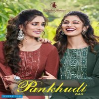 LADIES FLAVOUR PANKHUDI VOL 3 VISCOSE DAILY WEAR KURTIS