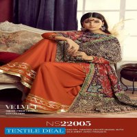 Gul Ahmed Noor E Chasham Velvet Shawl 2022 Original Pakistani Salwar Suits