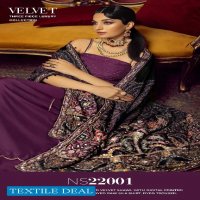 Gul Ahmed Noor E Chasham Velvet Shawl 2022 Original Pakistani Salwar Suits