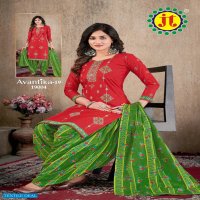 JT Avantika Vol-19 Wholesale Patiyala Special Cotton Printed Dress Material