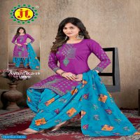 JT Avantika Vol-19 Wholesale Patiyala Special Cotton Printed Dress Material