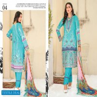 ZS Zoohra Embroidered Lawn With Bamber Dupatta Vol-1 Wholesale Original Pakistani Dress