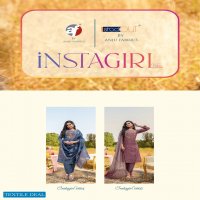 Anju Insta Girl Vol-3 Wholesale Kurti Pant With Heavy Dupatta Catalogs