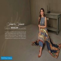 LALA Sana And Samia Embroidered Woolen Print Collection