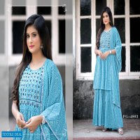 Fashion Galleria Naaz Wholesale Top Sharara Dupatta Readymade Collection