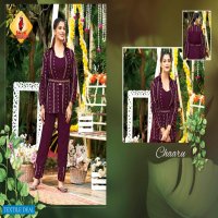 Shruti Suits Classic Pose Wholesale Consists Coat And Plazzo Readymade Collection