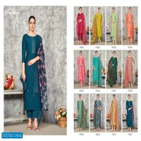 Vishnu Safeena Vol-2 Wholesale Pure Silk With Work Dress Material