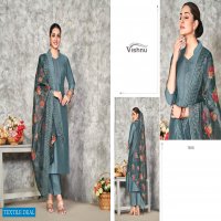 Vishnu Safeena Vol-2 Wholesale Pure Silk With Work Dress Material
