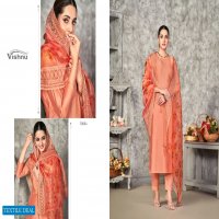 Vishnu Safeena Vol-2 Wholesale Pure Silk With Work Dress Material