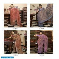 Vallabhi Sariska Wholesale Georgette Viscose Border Indian Sarees