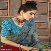 Vallabhi Sariska Wholesale Georgette Viscose Border Indian Sarees