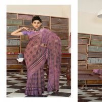 Vallabhi Sariska Wholesale Georgette Viscose Border Indian Sarees
