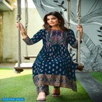 SAARVI VOL 1 BY RANGJYOT RAYON KURTI WITH PANT CATALOGUE