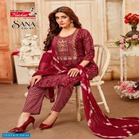 NAVKAR SANA READYMADE RAYON PRINTED LADIES SUITS