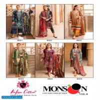 Nafisa Monsoon Vol-8 Wholesale Pure Cotton Printed Dress Material