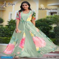 Arya Madhuram Gown Wholesale Fancy Gown Catalogue