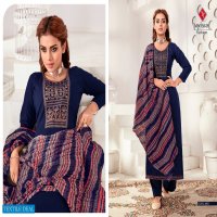 Tanishk Azeera Wholesale Reyon Slub And Siroski Diamond Work Dress Material