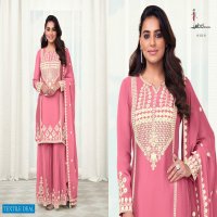 EBA LIFESTYLE MARIA VOL 2 EXCLUSIVE FANCY PLAZZO STYLE CHINON SALWAR KAMEEZ