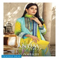 Alzohaib Anum Lawn Vol-3 Wholesale Pakistani Catalogs