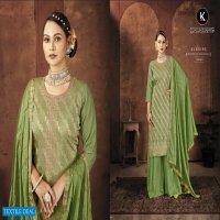 Kalarang Pratiksha Wholesale Pure Muslin Dola Jacquard With Work Dress Material