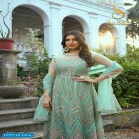 Sabah Ruksaar Wholesale Heavy Butterfly Net Designer Salwar Suits