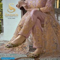 Sabah Ruksaar Wholesale Heavy Butterfly Net Designer Salwar Suits