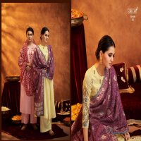 SHICHI REET SILK READYMADE 3 PIECE TOP WITH BOTTOM AND DUPATTA SET