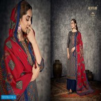 Romani Afreen Wholesale Pure Pashmina Spune With Exclusive Work Dress Material