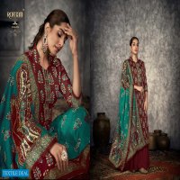 Romani Afreen Wholesale Pure Pashmina Spune With Exclusive Work Dress Material