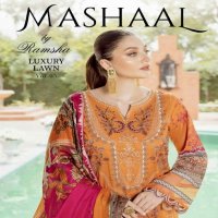 Ramsha Mashaal Luxury Lawn Vol-5 Original Pakistani Salwar Kameez