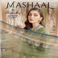 Ramsha Mashaal Luxury Lawn Vol-5 Original Pakistani Salwar Kameez