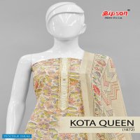 Bipson Kota Queen 1872 Wholesale Pure Cotton With Work Dress Material