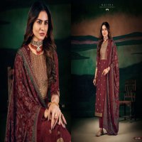 SARGAM PRESENT NAISHA PURE VISCOSE RUSSIAN JAQUARD WHOLESALE SALWAR SUITS