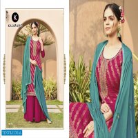 Kalarang Divyanka Wholesale Pure Muslin Dola Jacquard With Work Dress Material