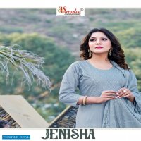 SMYLEE JENISHA BY RUNG CHANDERI SILK FULLY STITCH FANCY SALWAR KAMEEZ