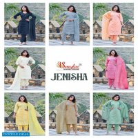 SMYLEE JENISHA BY RUNG CHANDERI SILK FULLY STITCH FANCY SALWAR KAMEEZ