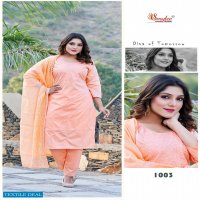 SMYLEE JENISHA BY RUNG CHANDERI SILK FULLY STITCH FANCY SALWAR KAMEEZ